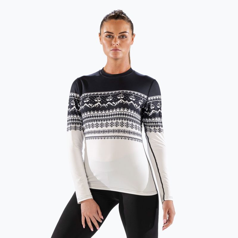 Dámská termoakční mikina Surfanic Cozy CarbonDri Limited Edition Crew Neck black