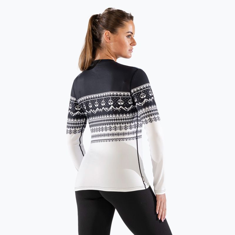 Dámská termoakční mikina Surfanic Cozy CarbonDri Limited Edition Crew Neck black 3