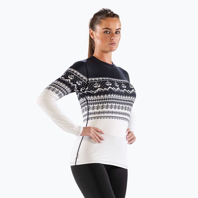 Dámská termoakční mikina Surfanic Cozy CarbonDri Limited Edition Crew Neck black 4
