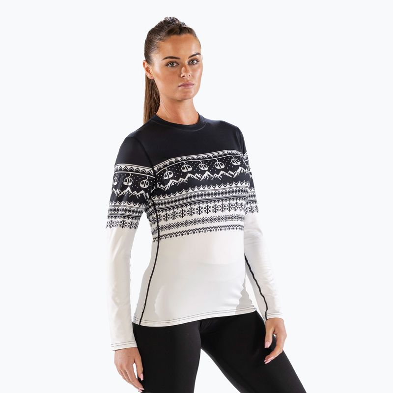 Dámská termoakční mikina Surfanic Cozy CarbonDri Limited Edition Crew Neck black 5