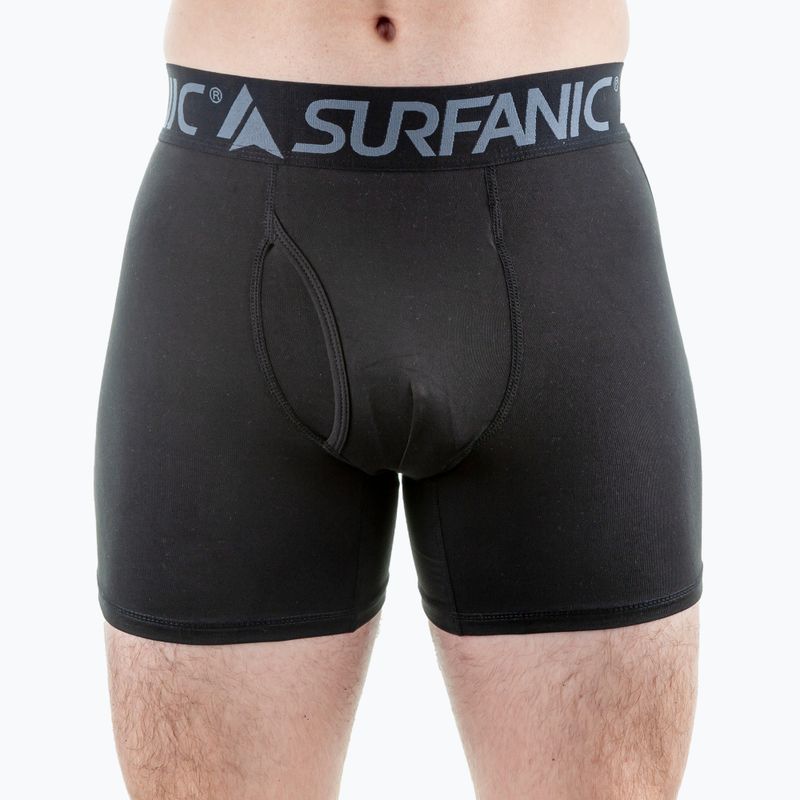 Pánské termo boxerky Surfanic Carbondri 3 páry black/grey/khaki 3