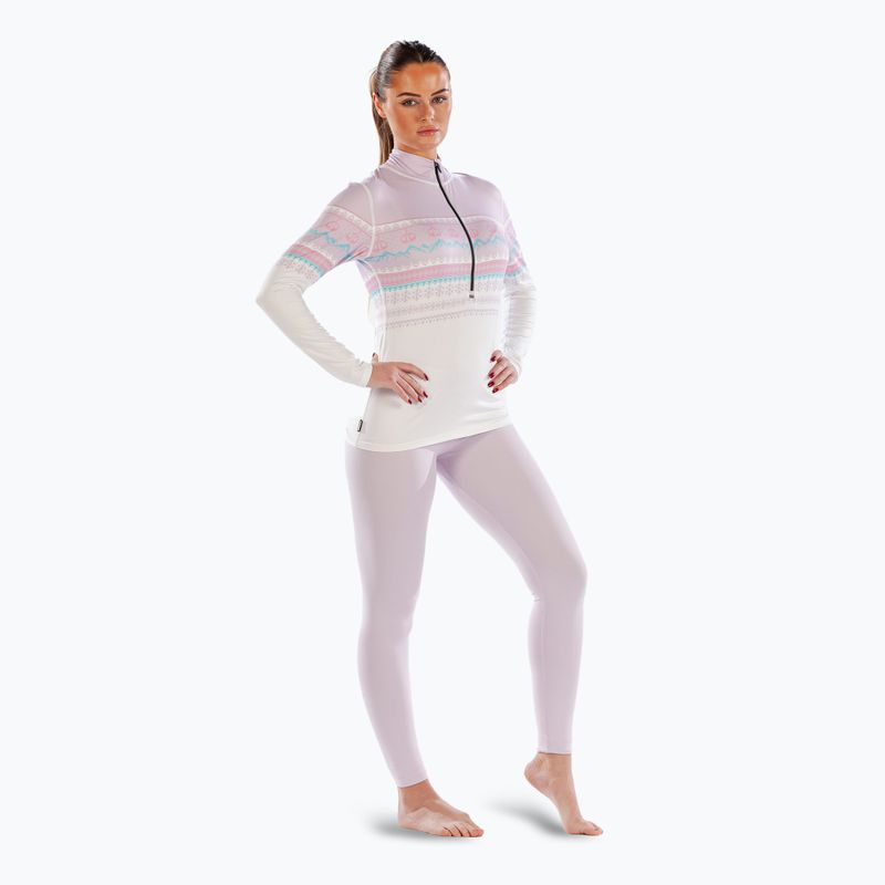 Dámské termo tričko longsleeve Surfanic Cozy CarbonDri Limited Edition Zip Neck pink 2