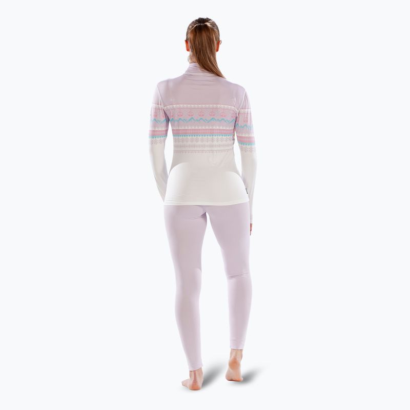 Dámské termo tričko longsleeve Surfanic Cozy CarbonDri Limited Edition Zip Neck pink 4