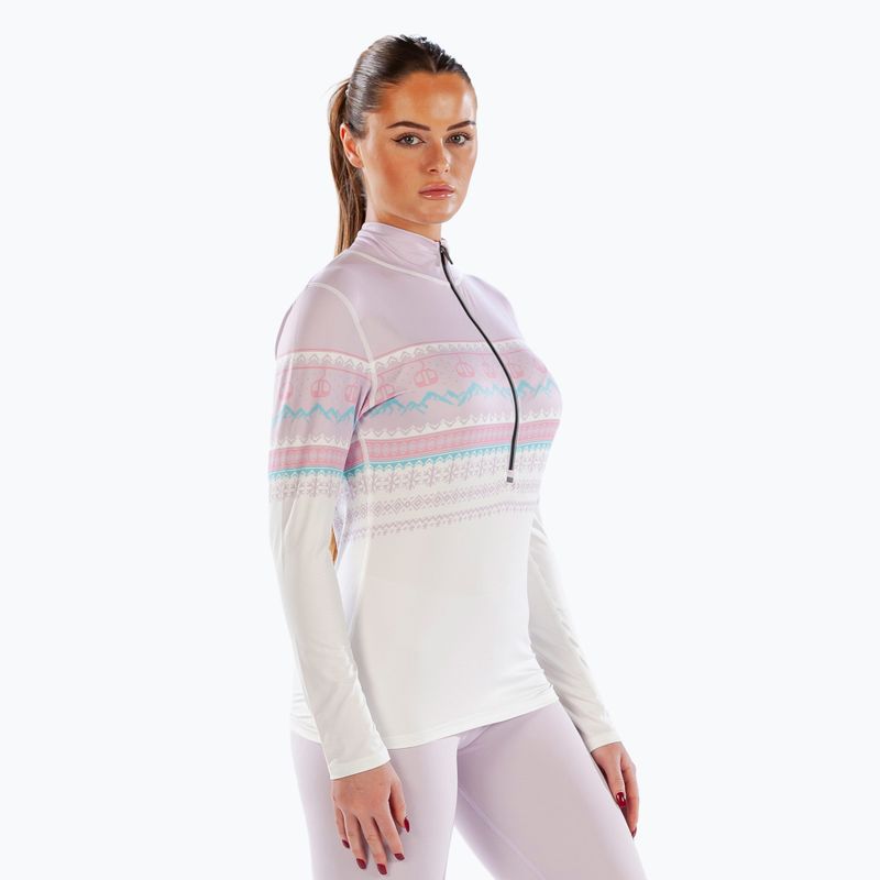 Dámské termo tričko longsleeve Surfanic Cozy CarbonDri Limited Edition Zip Neck pink 5