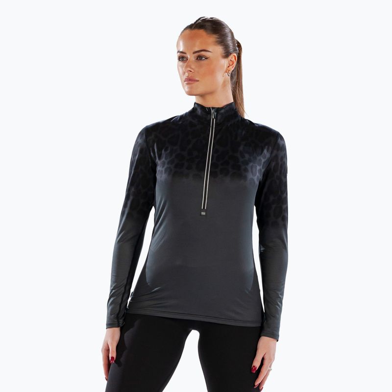 Dámská termoakční mikina Surfanic Cozy CarbonDri Limited Edition Zip Neck black