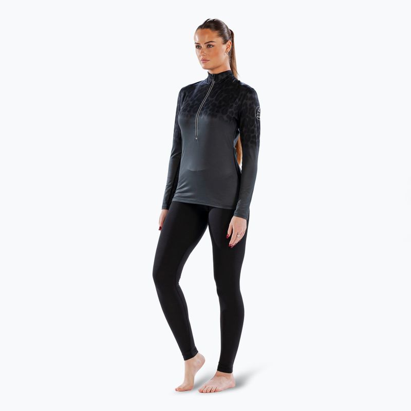 Dámská termoakční mikina Surfanic Cozy CarbonDri Limited Edition Zip Neck black 2