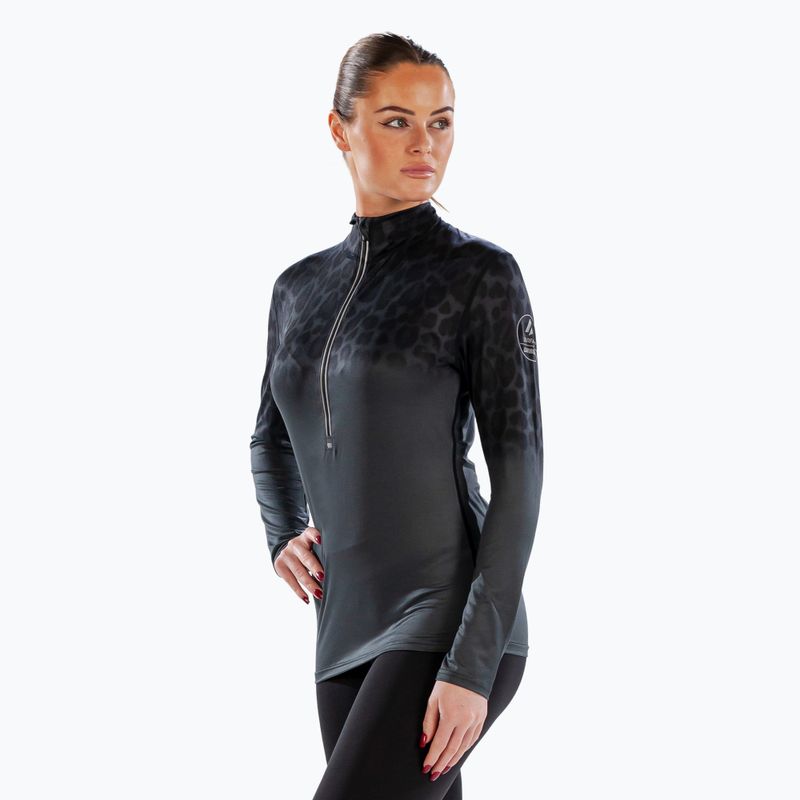 Dámská termoakční mikina Surfanic Cozy CarbonDri Limited Edition Zip Neck black 4