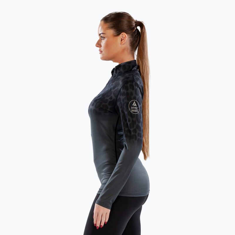 Dámská termoakční mikina Surfanic Cozy CarbonDri Limited Edition Zip Neck black 5