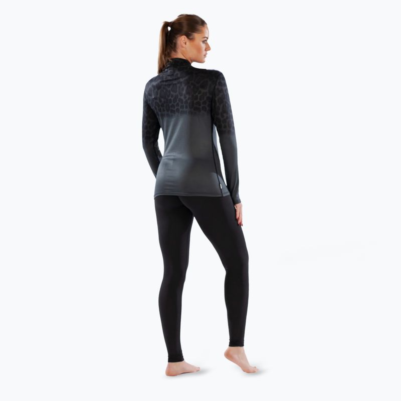 Dámská termoakční mikina Surfanic Cozy CarbonDri Limited Edition Zip Neck black 6
