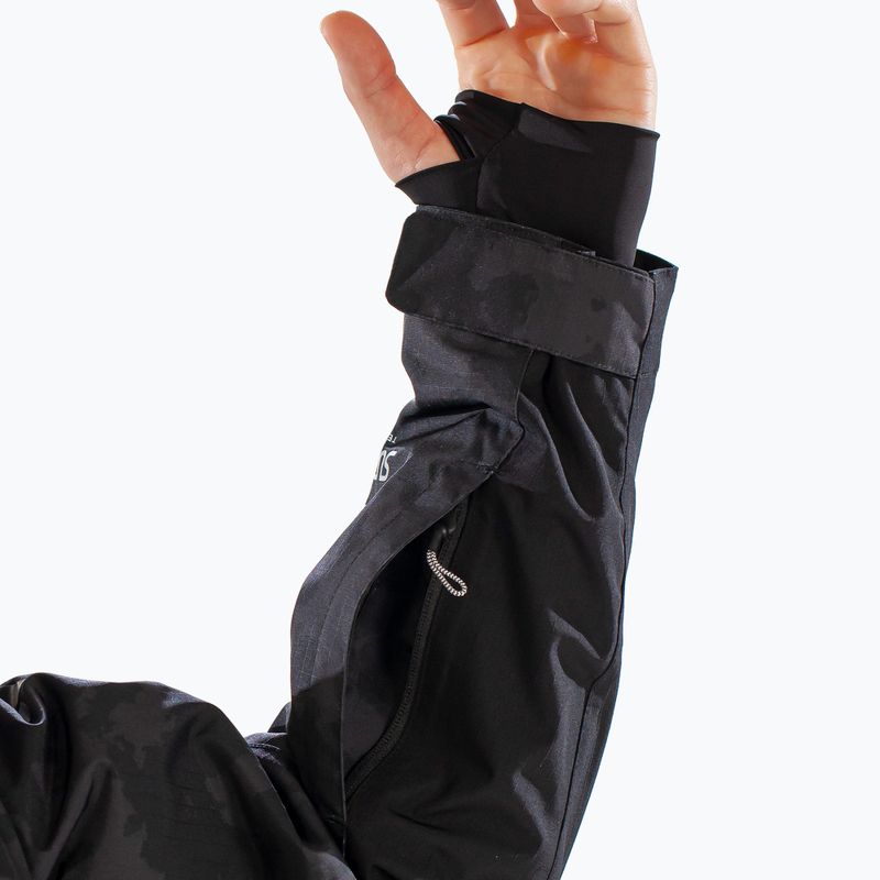 Pánská lyžařská bunda Surfanic Whiteroom Map black 13