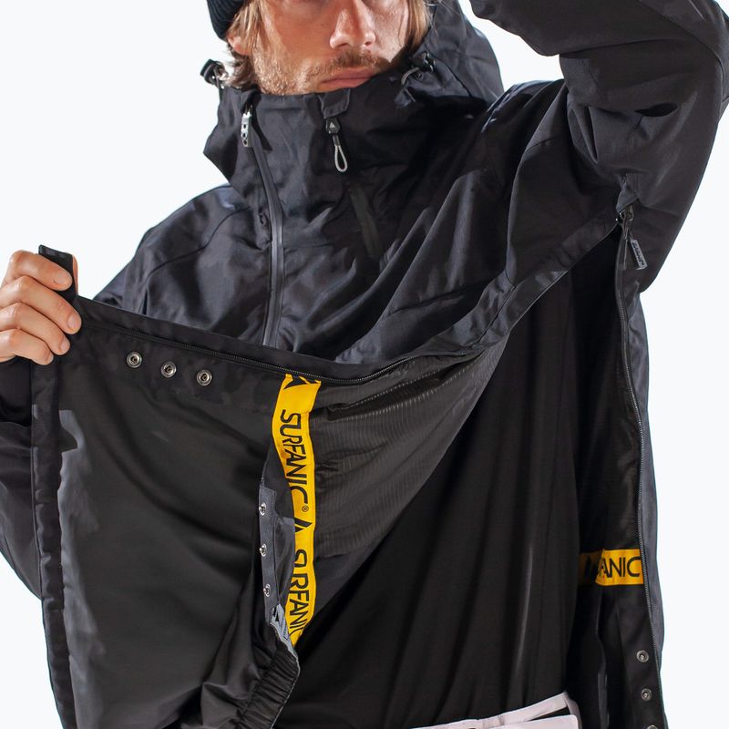 Pánská lyžařská bunda Surfanic Whiteroom Map black 14