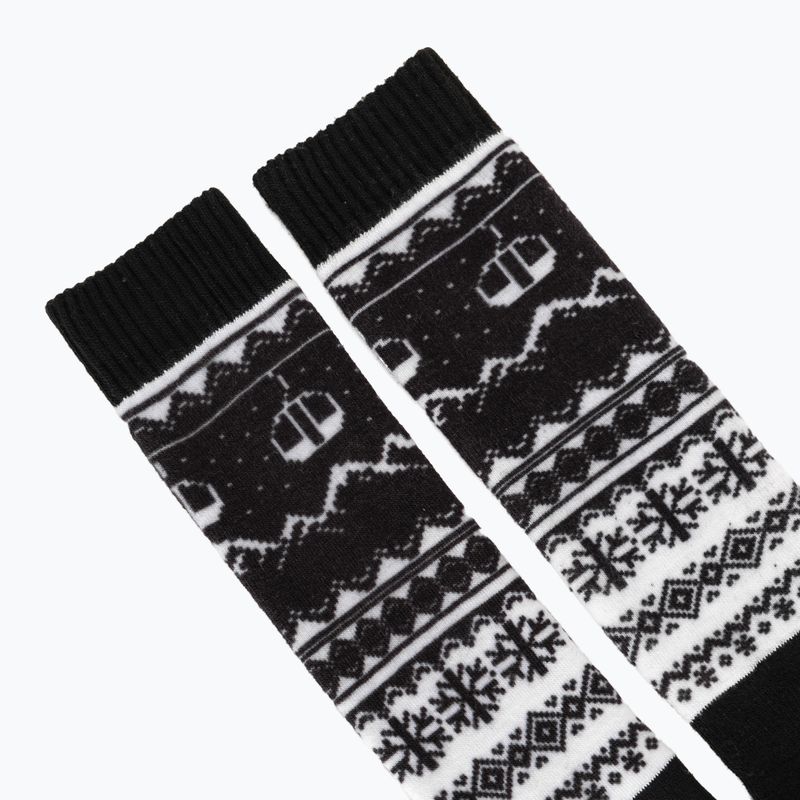 Lyžařské ponožky Surfanic Pro Tech balení 3 ks Fairisle black 4