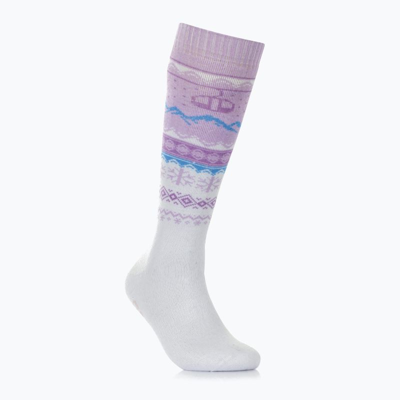 Lyžařské ponožky Surfanic Pro Tech Fairisle 3 balení ice lilac 4