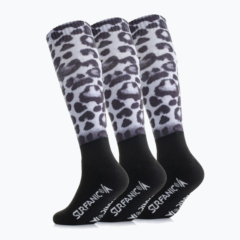 Lyžařské ponožky Surfanic Pro Tech  3 pack Jag black 3