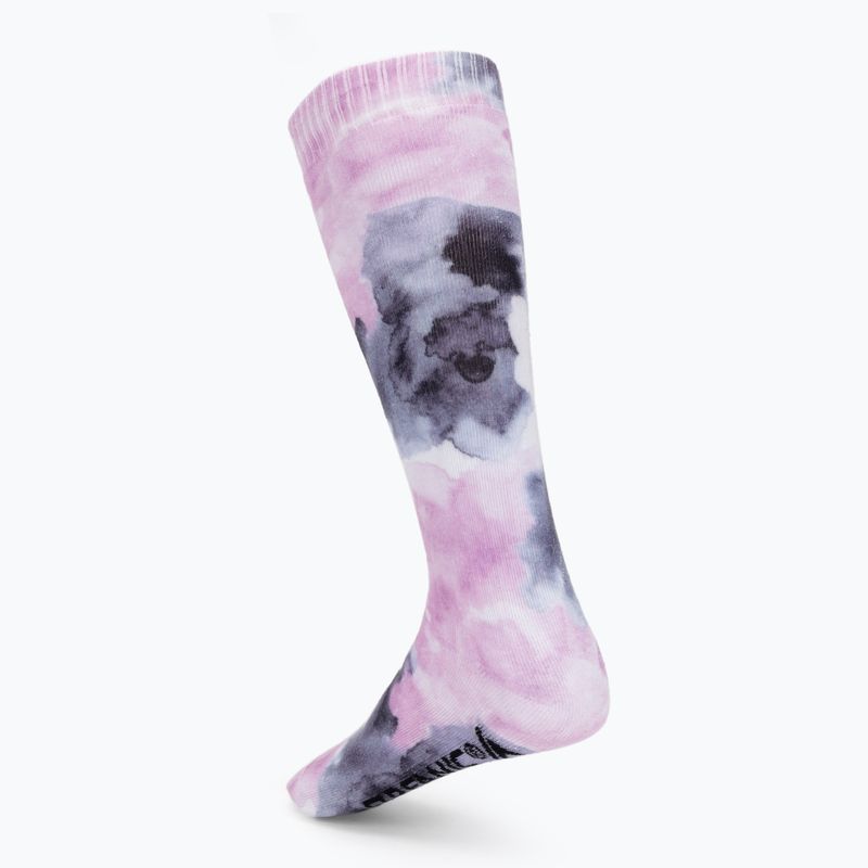 Dámské lyžařské ponožky Surfanic Pro Tech 3Pk Watercolour Sock pink purple 2