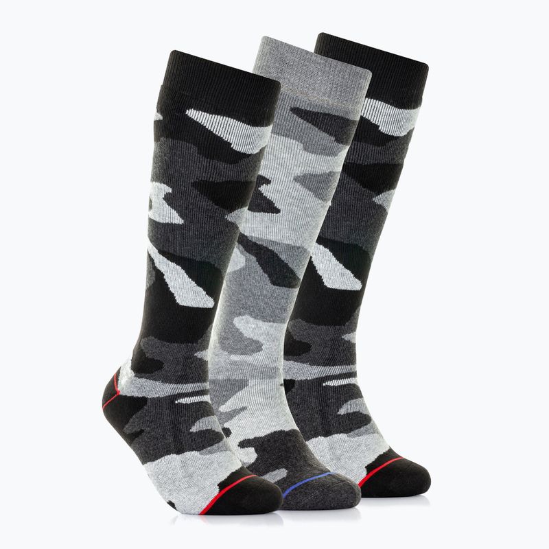 Lyžařské ponožky Surfanic Pro Tech Plus 3 pak black camo