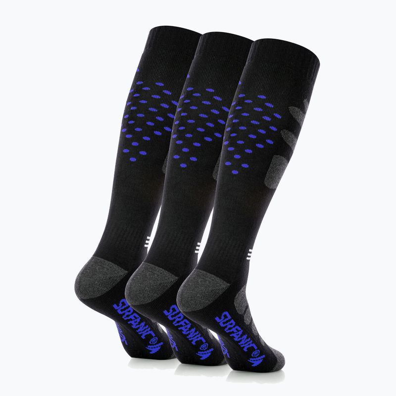 Lyžařské ponožky Surfanic Pro Tech Plus balení 3 ks brilliant blue 2