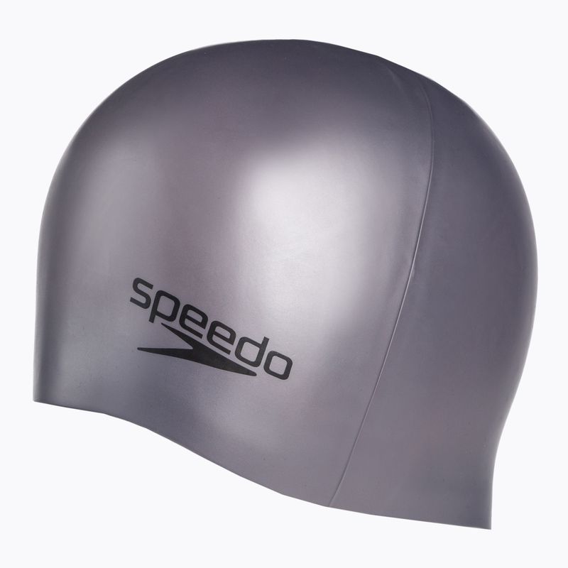 Plavecká čepice Speedo Plain Moulded Silicone silver 68-70984