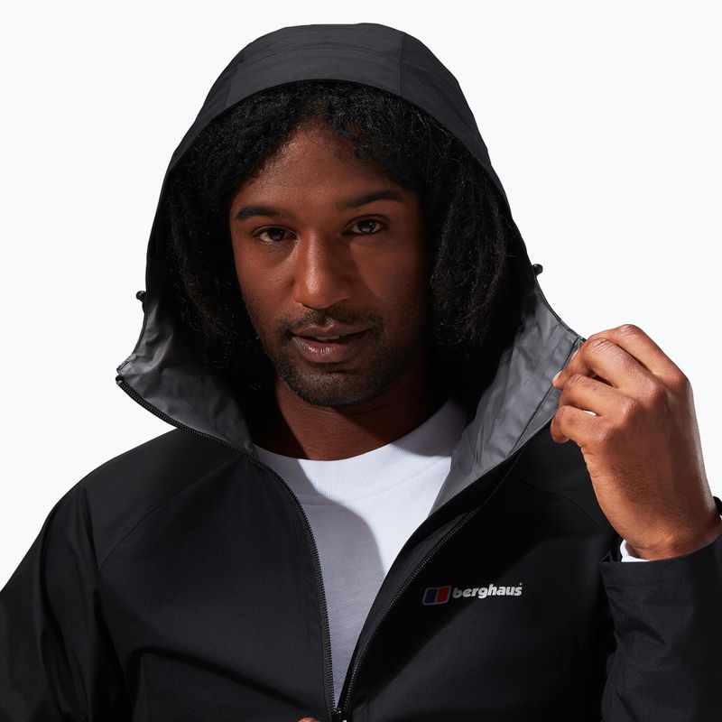 Pánská bunda do deště Berghaus Paclite 2.0 Shell black/black 4