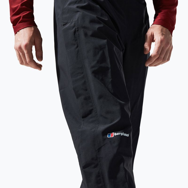 Pánské kalhoty do deště Berghaus Hillwalker black/black 5