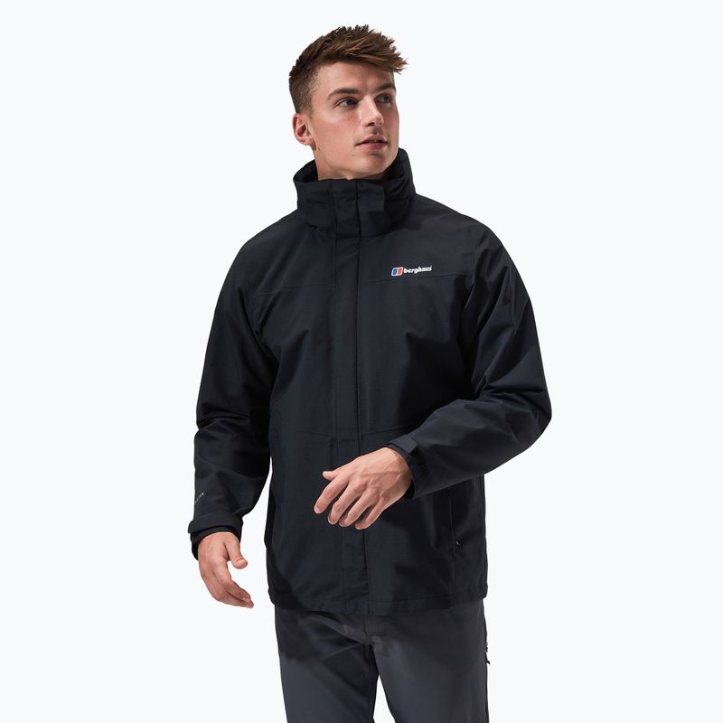 Pánská bunda do deště Berghaus Hillwalker IA black/black