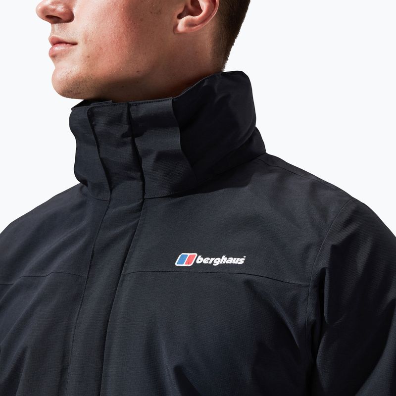 Pánská bunda do deště Berghaus Hillwalker IA black/black 4