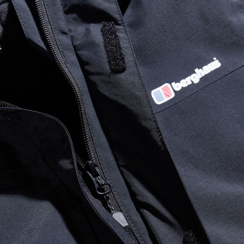 Pánská bunda do deště Berghaus Hillwalker IA black/black 13
