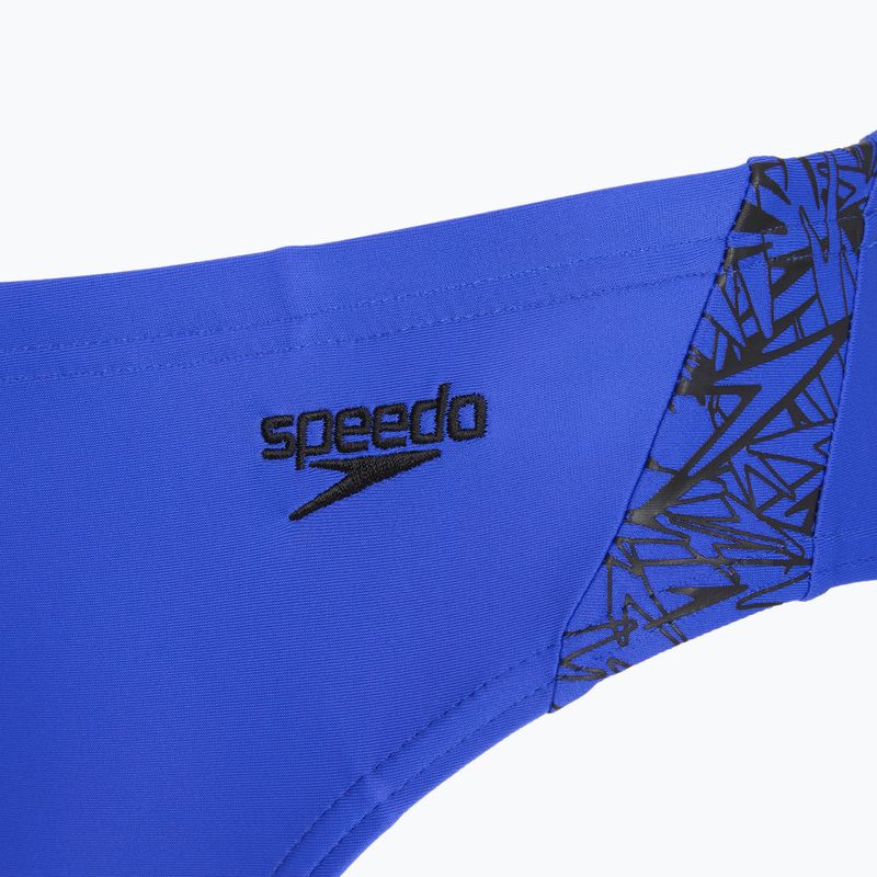 Dětské plavky Speedo Boom Splice 6.5 cm Brief blue/black 3