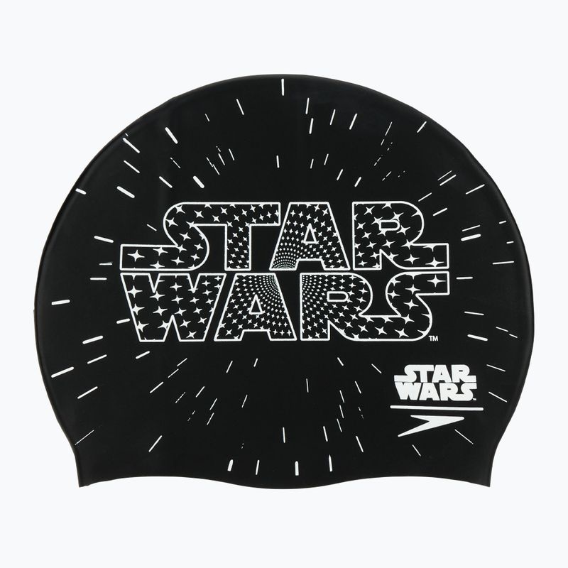 Dětská plavecká čepice Speedo Slogan Print black