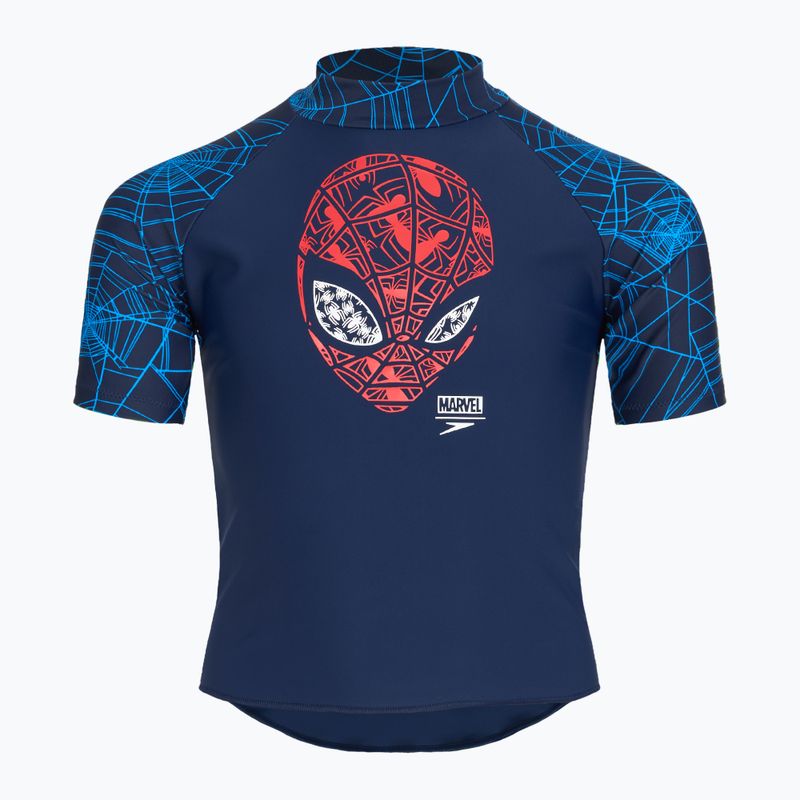 Dětské plavecké tričko Speedo Spider-Man Sun Top blue