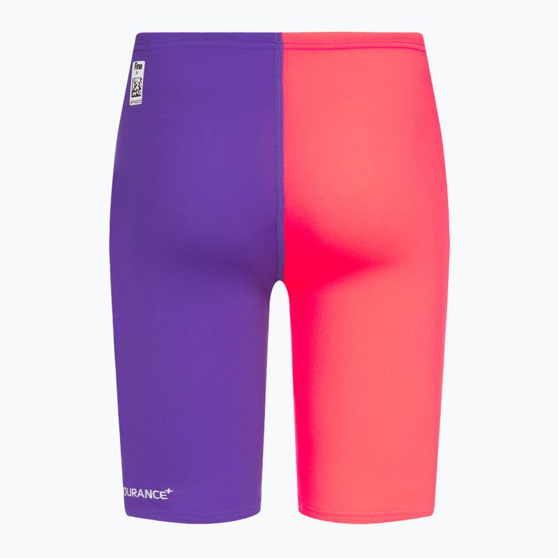 Dětské plavky Speedo Endurance+ High Waist Jammer purple/red 2