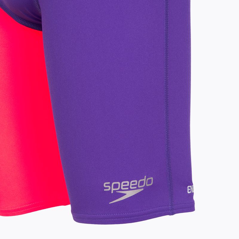 Dětské plavky Speedo Endurance+ High Waist Jammer purple/red 3