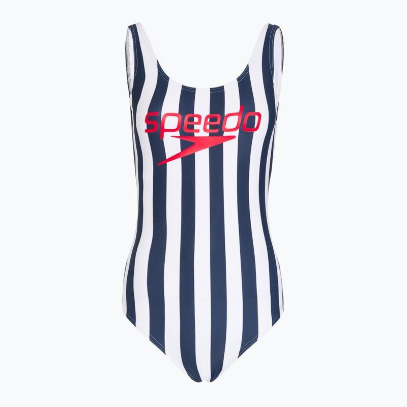 Dámské jednodílné plavky Speedo Ice Cream U-Back blue/white