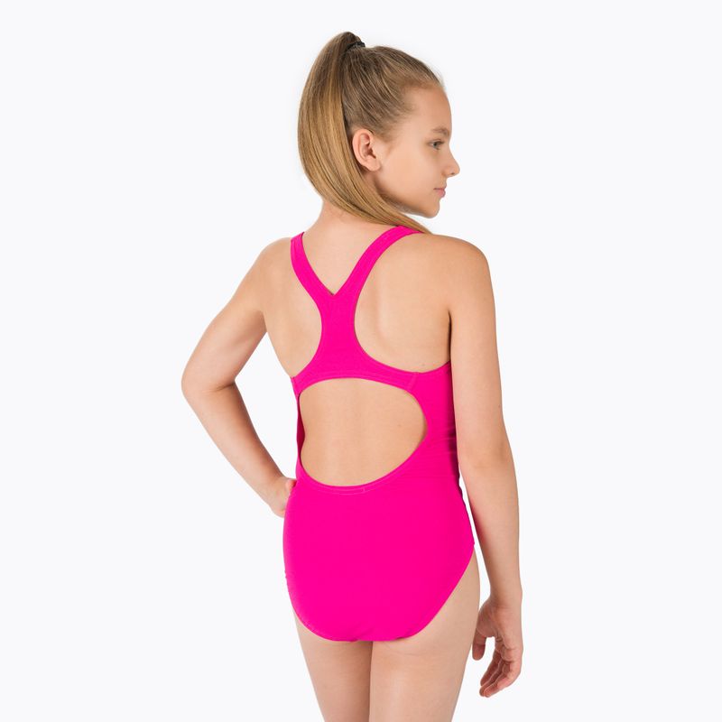 Speedo Essential Endurance+ Medalist pink 12516B495 dětské jednodílné plavky 6