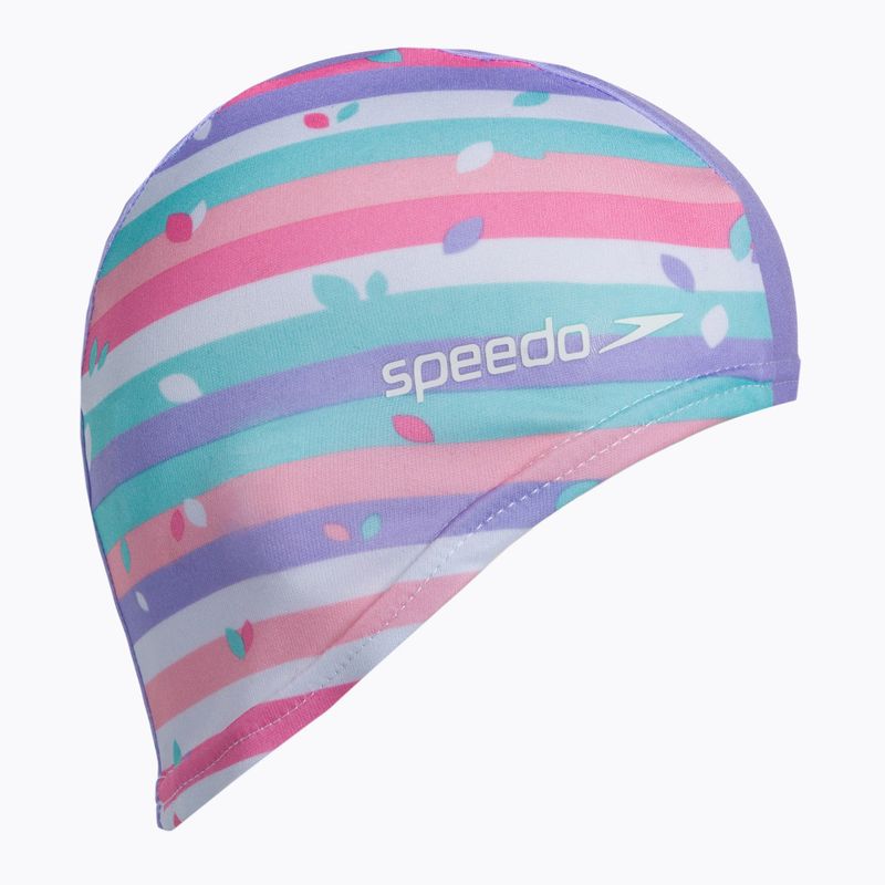 Speedo Fialová dětská čepice s potiskem 68-12241D681 2