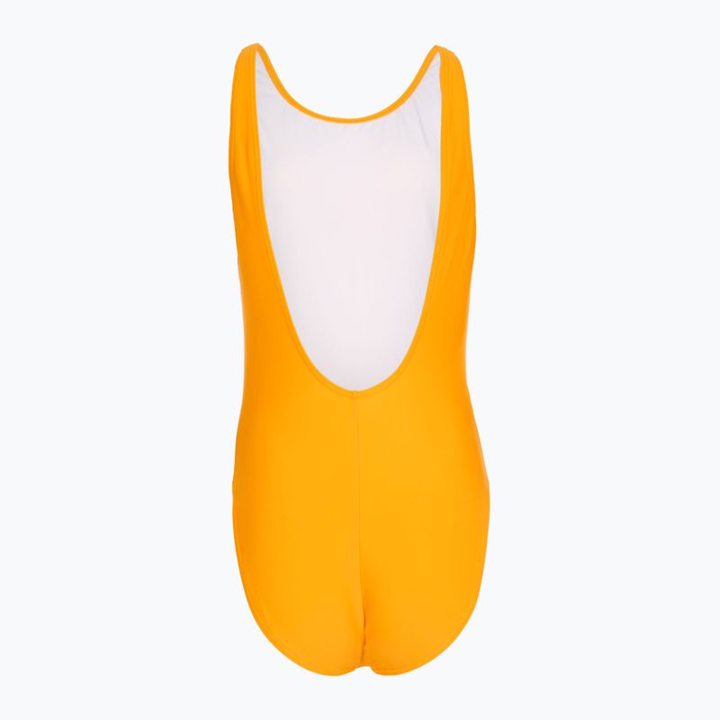 Dámské jednodílné plavky Speedo Logo Deep U-Back orange 2