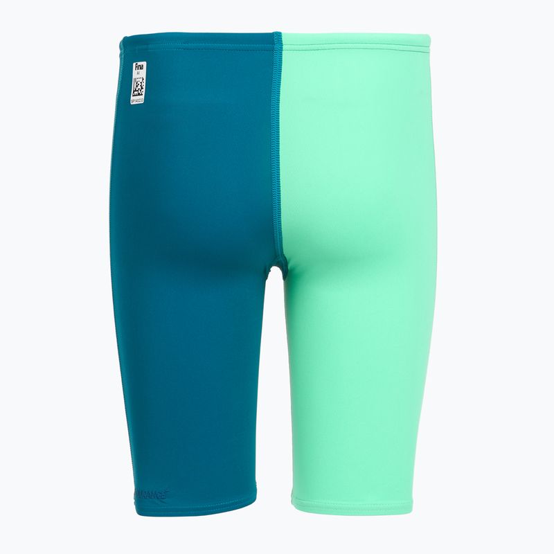 Dětské plavecké jammery Speedo Endurance+ High Waist Jammer blue/green 2