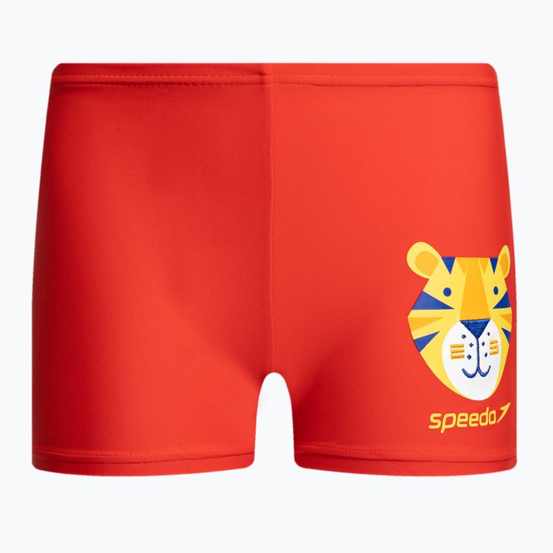 Speedo Dětské plavky ASHT IM s nášivkou červené 8-11730D846