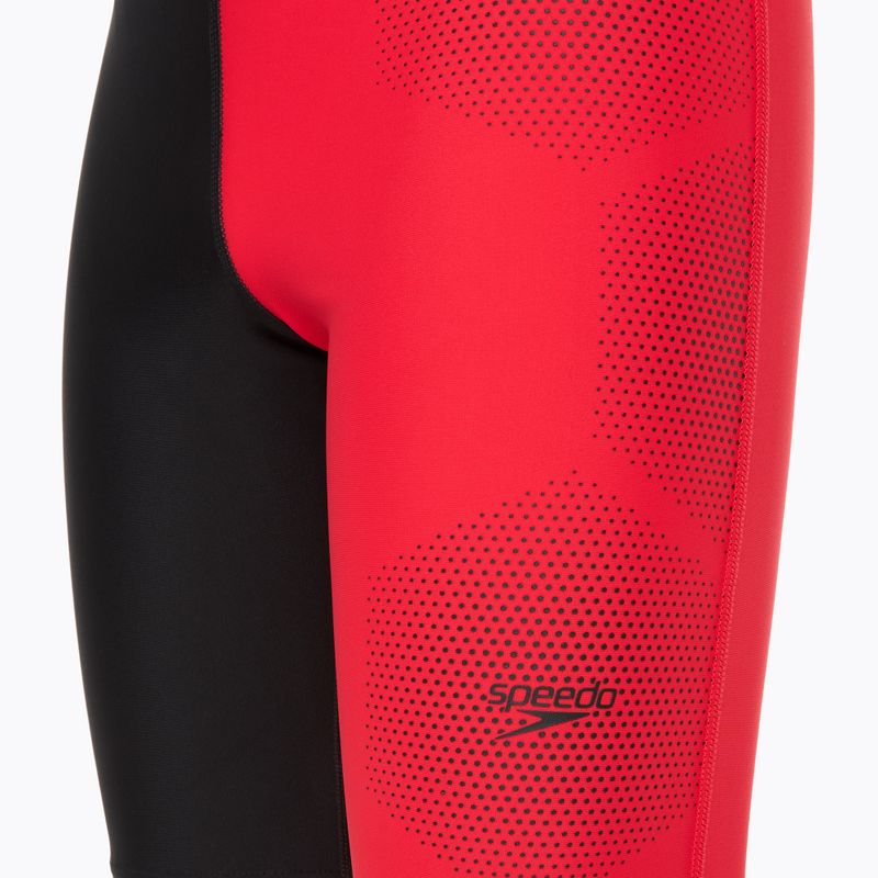 Dětské plavky Speedo Tech Placement Jammer black/red 3