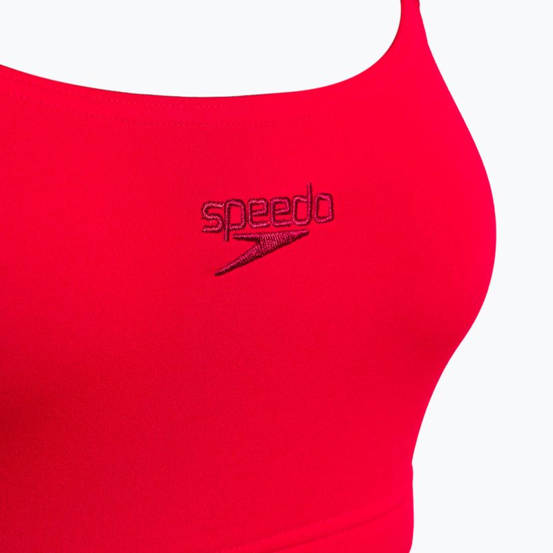 Dámské dvoudílné plavky Speedo Essential Endurance+ Thinstrap Bikini červené 126736446 3