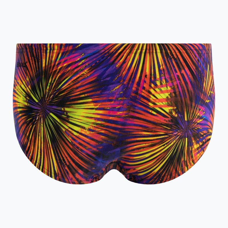 Pánské plavky Speedo Allover 14cm Brief černé 68-02587F336 2