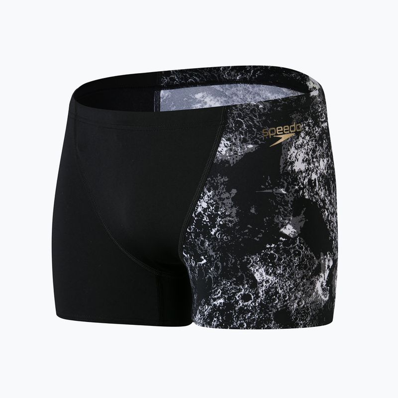 Pánské šortky Speedo Allover V-Cut Aquqshort black/grey 68-09734F330 4
