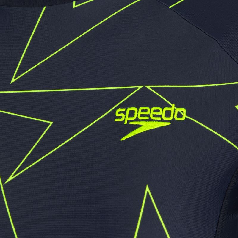 Dámské plavecké tričko Speedo Boomstar Allover Rash Top blue 3