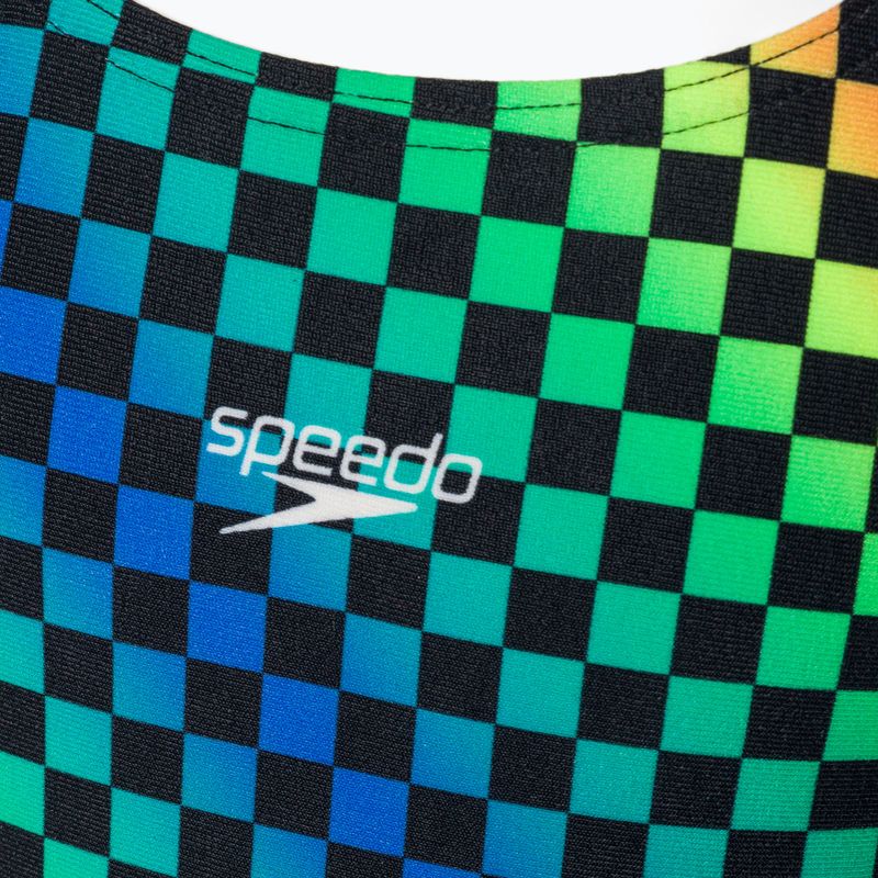 Speedo Allover Leaderback dětské jednodílné plavky barevné 68-12377F372 3