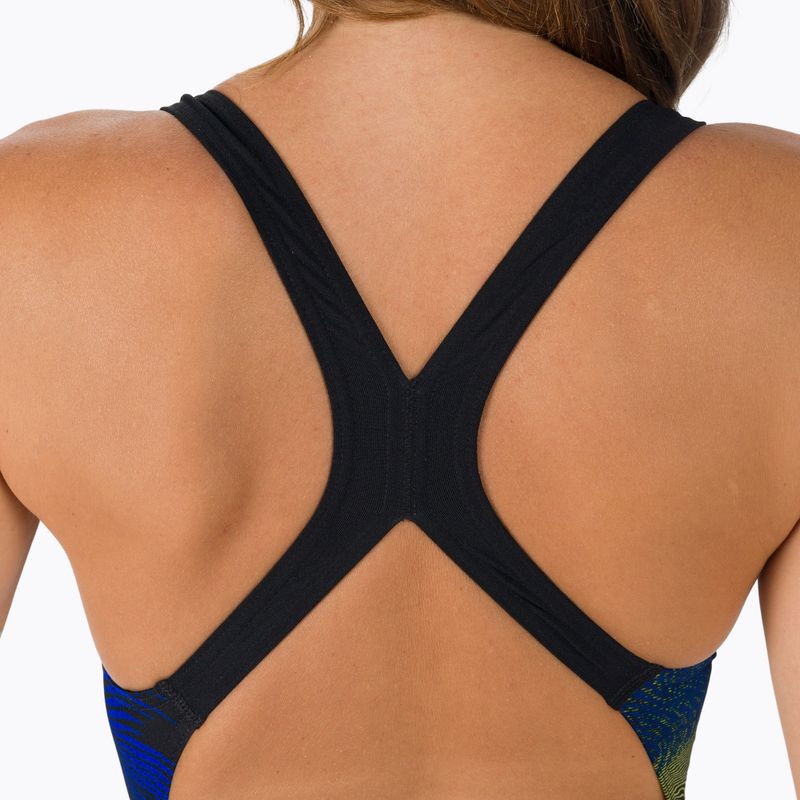 Speedo Placement Powerback dámské jednodílné plavky černá/modrá 06187F882 6