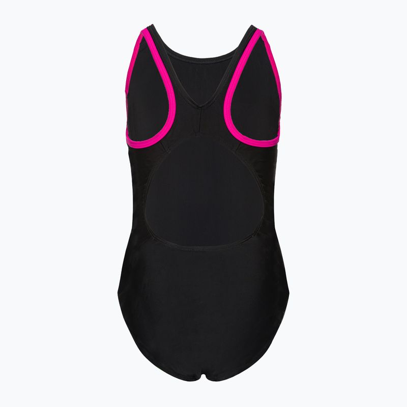 Speedo Boom Logo Splice Muscleback Dětské plavky B344 Black 12859B344 2