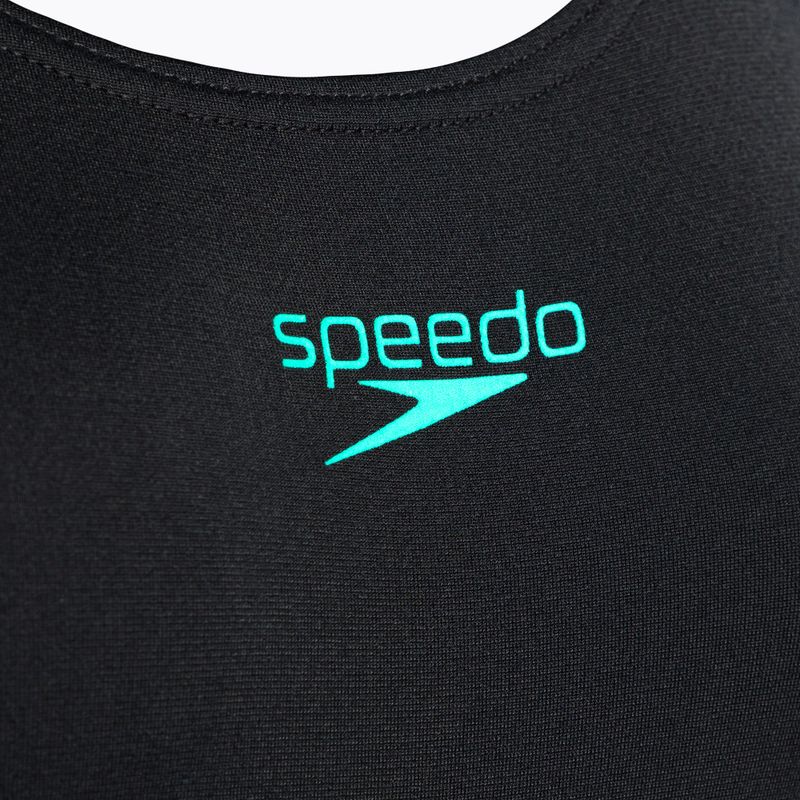 Speedo Placement Muscleback dámské jednodílné plavky černé 68-08694 4