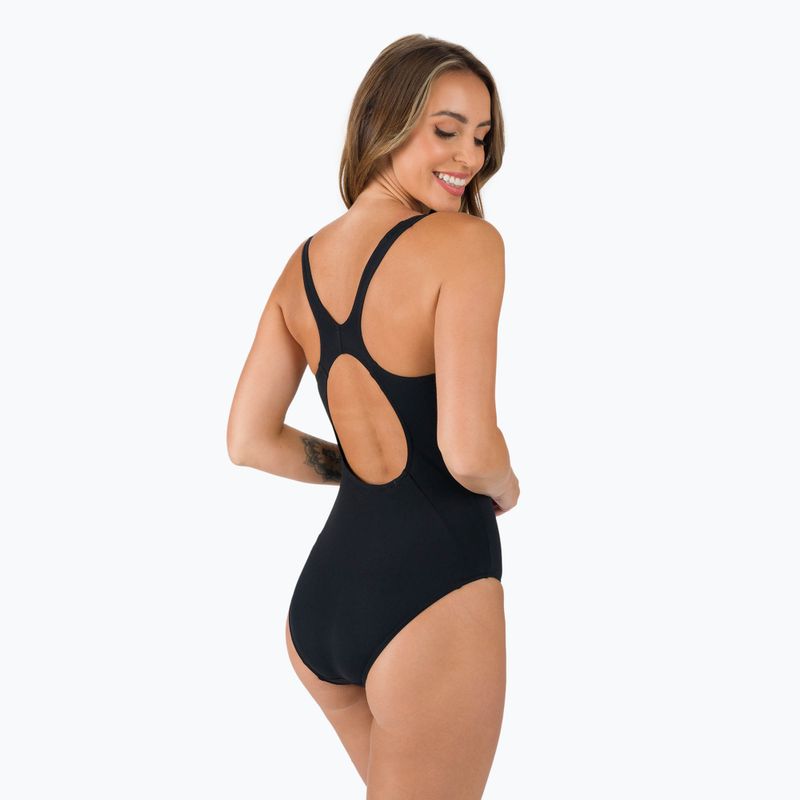 Speedo Placement Muscleback dámské jednodílné plavky černé 68-08694G704 3