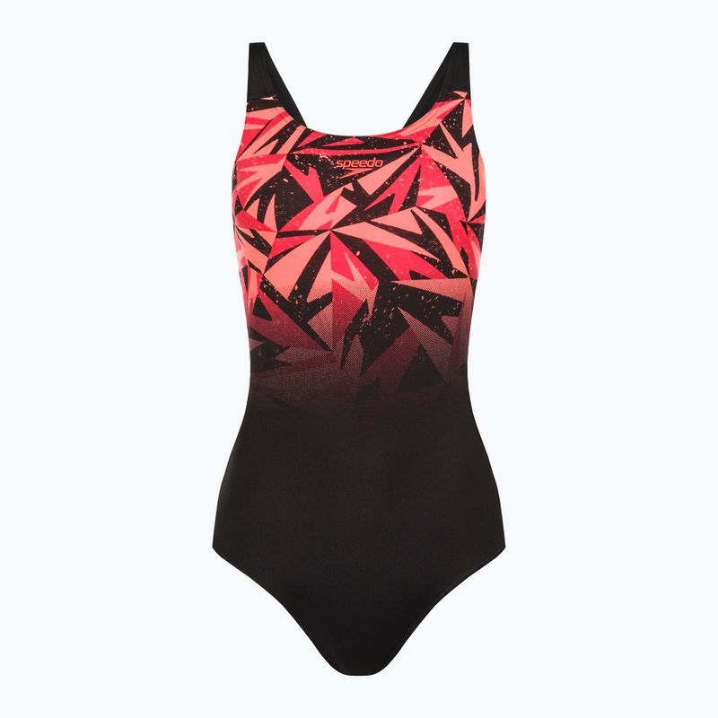 Speedo Hyperboom Placement Muscleback dámské jednodílné plavky černé 68-08694G715