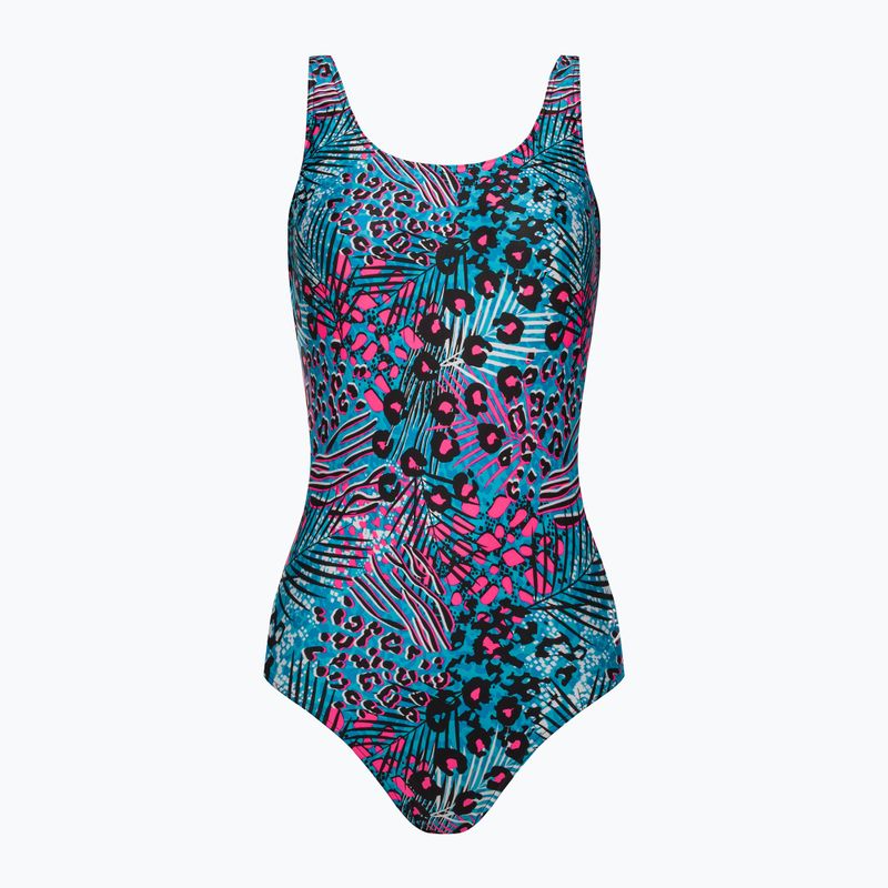 Dámské jednodílné plavky Speedo Allover Deep U-Back barevné 68-12369G739